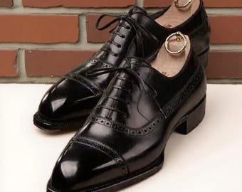 Handmade Leather: Classic Oxford Dress Shoes