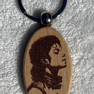 Engraved Michael Jackson Keychain