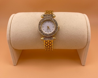 Gold Diamond Wrist Watch