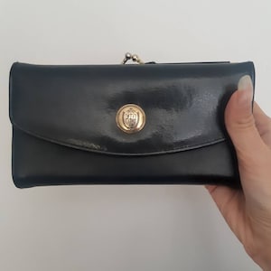 Vintage 90s Gitano black pleather wallet