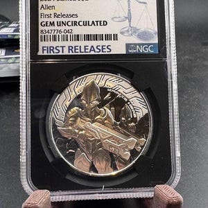 2024 samoa proof like 2 alien fr ngc gem uncirculated 1oz .999 silver coin