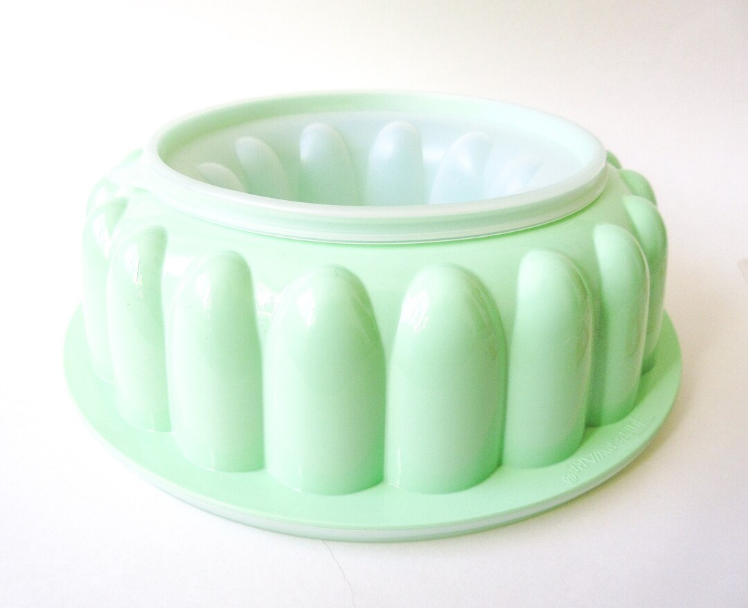 Tupperware Jello Ring Mold, 9 Green 1202 Vintage W Manual ON SALE Etsy