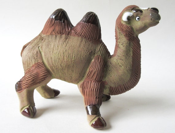 Casals Horse or Camel Sculpture Choice, Vintage Peru Pottery
