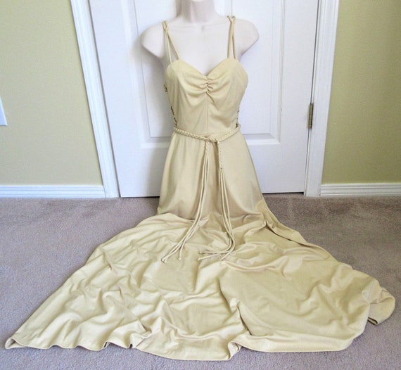 70s Disco Dress, Jody T of California Slinky Gown… - image 6