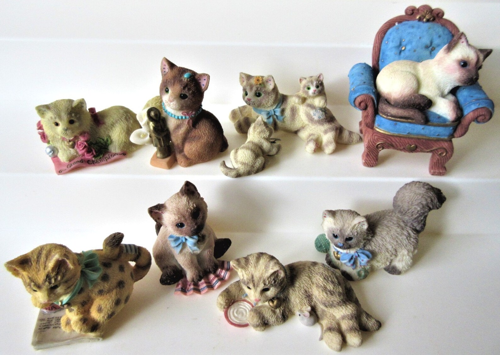 calico kitten figurines enesco