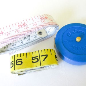 3 Fiberglass Tape Measures, Sewing 60" Vintage Made in Japan ON SALE
