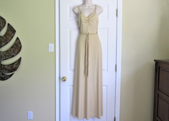 70s Gown, Jody T of California Slinky Disco Dress