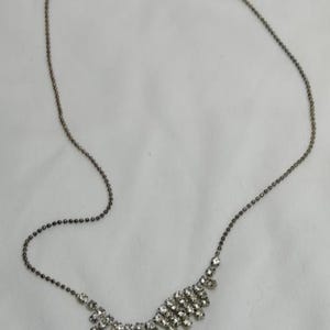 Delicate Crystal Rhinestone Sparkly Necklace