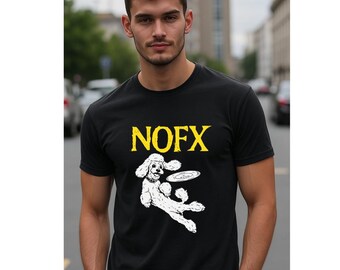 NOFX WE STAND WITH LOS ANGELES Tシャツ M 黒 nofx logo T-Shirt black t shirts summer top Blouse