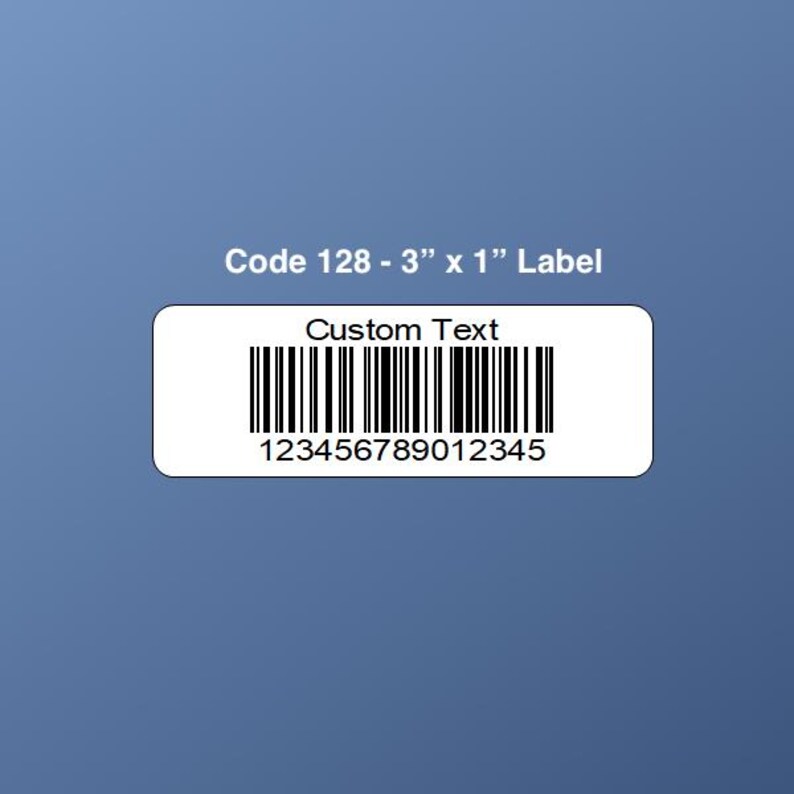 Serialized Barcode Labels - Etsy