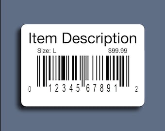 UPC EAN Barcode Labels