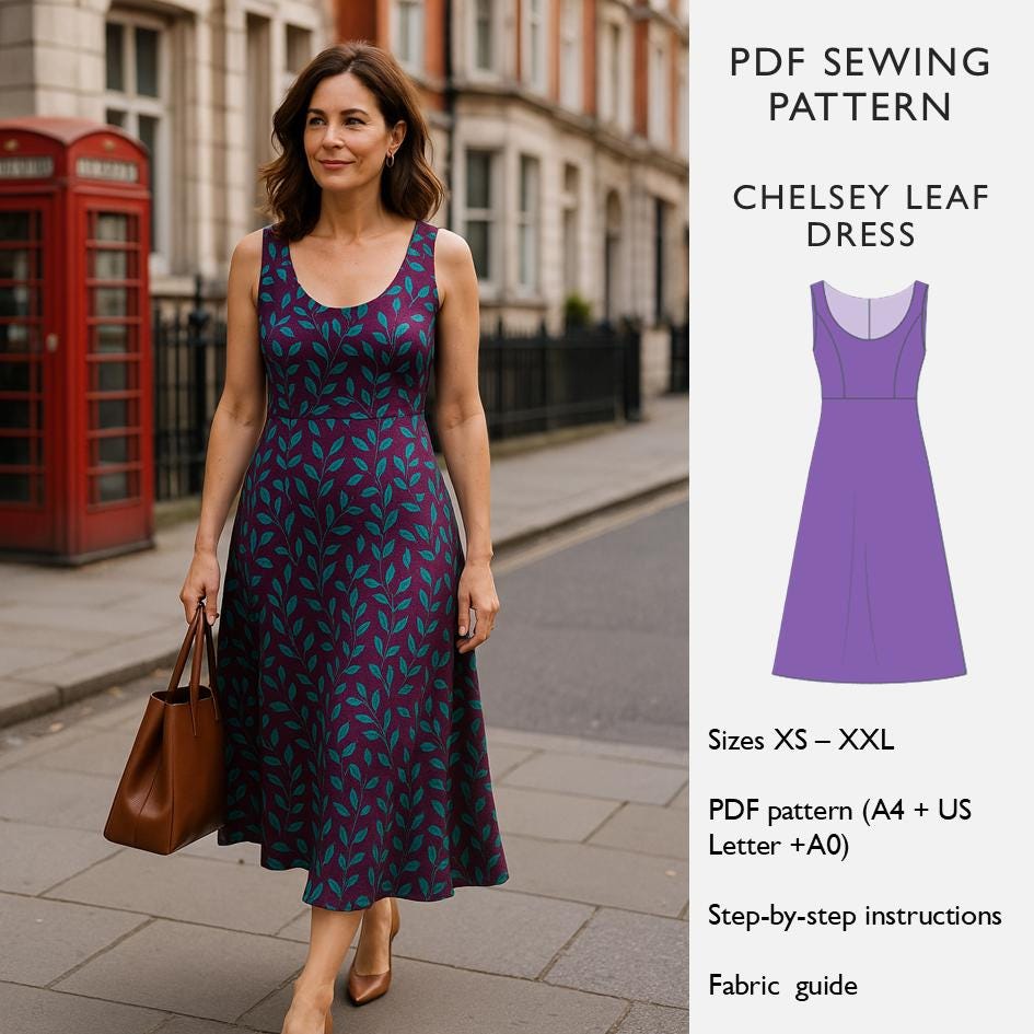 knee length dresses for ladies NH Patterns Diana Dress and Top  The Fold Line