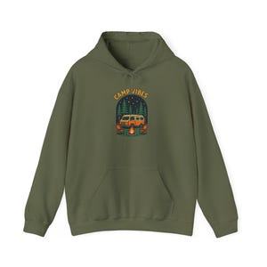 Cozy Camping Sweatshirt | Adventure Vibes, Outdoor Apparel, Gift for Campers, Hiking Hoodie, Nature Lover Clothing