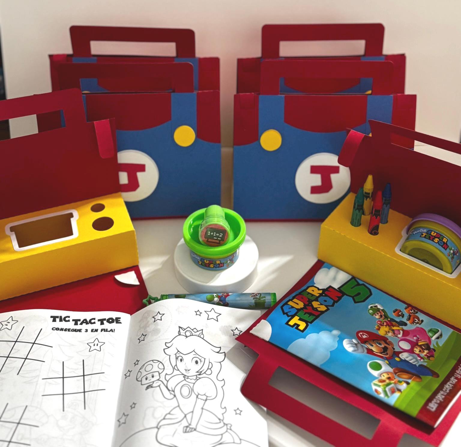 Mario Activity Bag Super Mario Party Favor Bag Mario Party Favor Luigi Party Favor Super Mario Birthday Party Theme Mario Goodie Bag