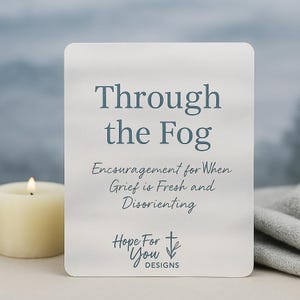 Grief Bible Verse Cards: Christian Encouragement for Loss (Printable PDF Deck)
