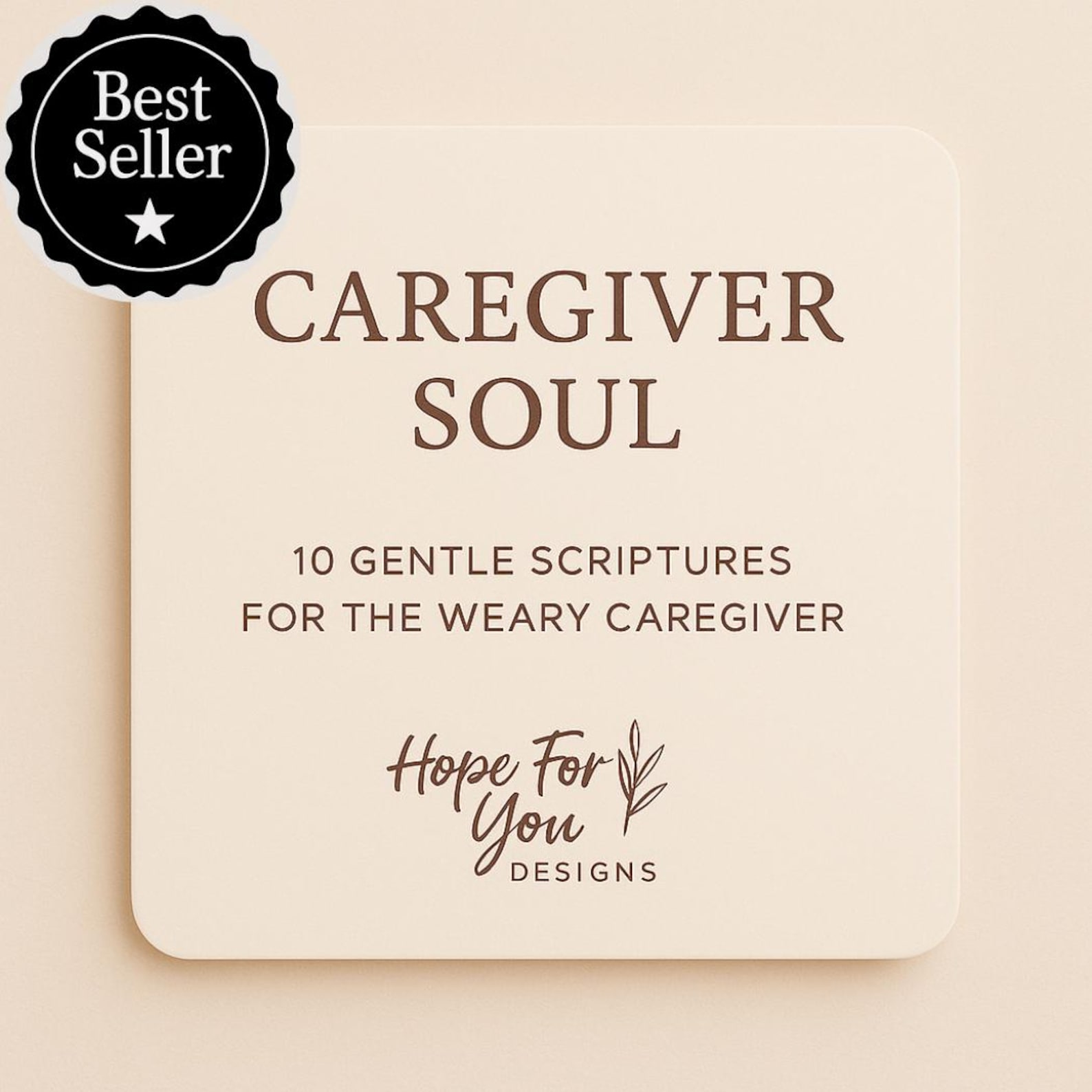 10 Caregiver Scripture Cards: Christian Encouragement, Bible Verse Deck ...