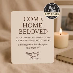 10 Bible Verse Affirmation Cards for Grieving Parents (Printable PDF Download/PNG files)