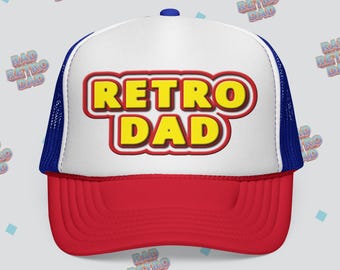Retro Dad Trucker Cap | Perfect Gift for Fathers | Vintage Style Hat | Mesh Cap for Dads | Father's Day, Birthday, Casual Wear