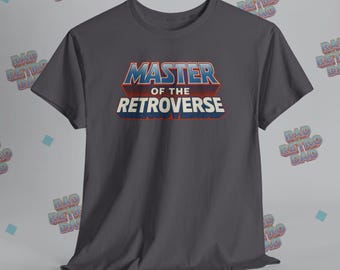 Master of the Retroverse Tee, Vintage Graphic Unisex Cotton T-Shirt
