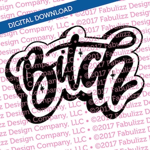 Perra - ilustración tipográfica - 8 "x 8" - archivo SVG para CRICUT