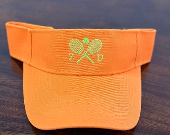 Bestickter Visor, personalisierter Damen Tennis Visor