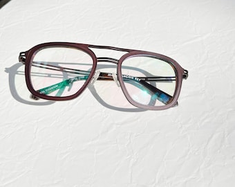Lunettes De Vue Percées Sans Monture JF Rey JF2595 - Noir Mat & Cuivre - Fabriqué En France