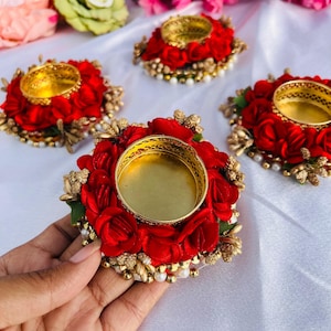 Flower Tealight Candle Holder, Home Decor Enthusiasts, Handcrafted Circular Flower Tealight Candle Holder