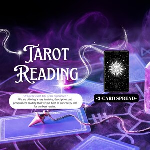 3-Card Classic Tarot Reading | Personalized Message | Choose Your Deck & Focus