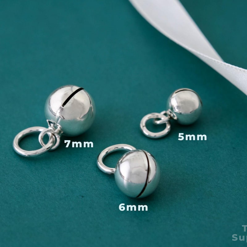 Silver Bell Charm 925 - Etsy UK