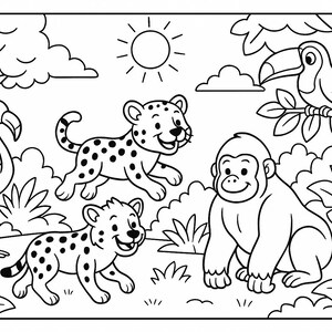 Jungle Animals fun in the sun