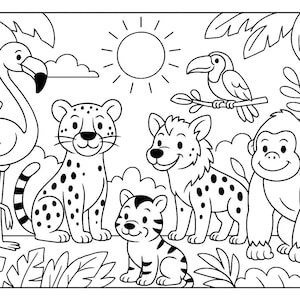 Jungle Animals fun in the sun