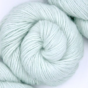 Wintergreen - Recycled Nylon/ Angora, Eco Friendly, Sustainable, Reclaimed Sweater, Upcycled Yarn - Dk Weight