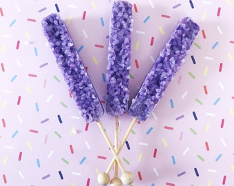 Lavender Bath Rock Candy | Moisturizing Bath Salts