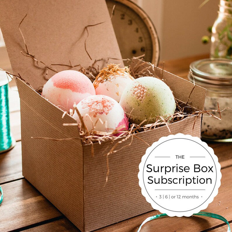 Bath Bomb Club Surprise Bath Box - Etsy