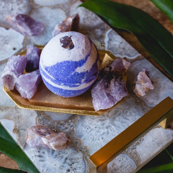 Amethyst Bath Bomb | Healing Bath Bomb Collection