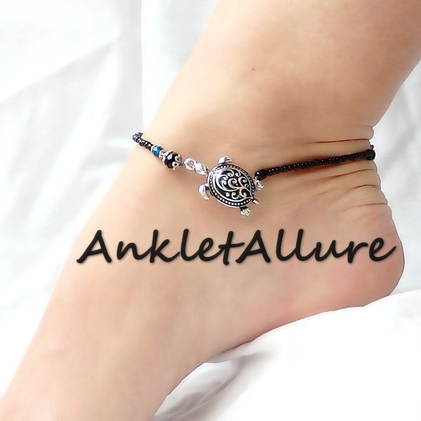 Sea Turtle Anklet Etsy