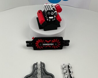 Knight Customs Optic V8 Engine & Radiator Combo for Vanquish H10 | Scale Engine Detail Upgrade