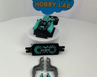 Knight Customs Optic V8 Engine & Radiator Combo for Vanquish H10 | Scale Engine Detail Upgrade