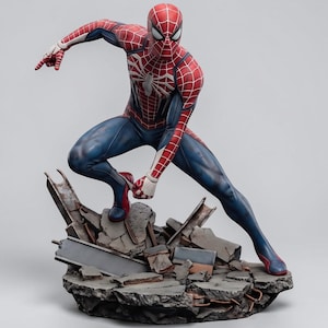 スパイダーマン　フィギュア　ガレージキット　ジオラマ　SPIDERMAN Spiderman diorama - Etsy 日本