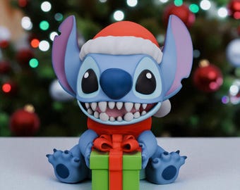 Archivo STL del modelo de figura navideña 3D Stitch