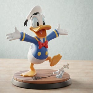 3D Kalle Anka-figur STL-fil, enkel utskrift