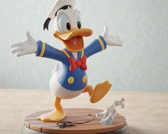Extremely Rare! Vintage Donald Duck Statue. Created by Walt Disney