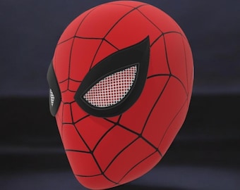 Máscara de Spiderman (archivo STL 3D): Casco magnético, fácil de imprimir