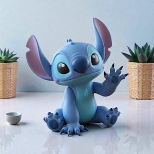 3D Stitch Figure Model STL File - Easy To Print