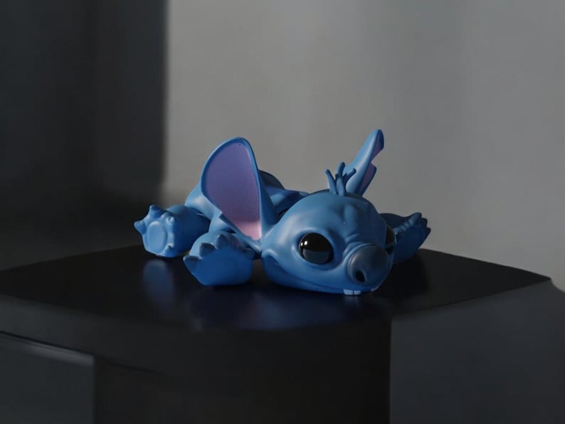 3D Stitch and Angel STL File, Stitch Star and Angel Figure Model, Stitch Model File