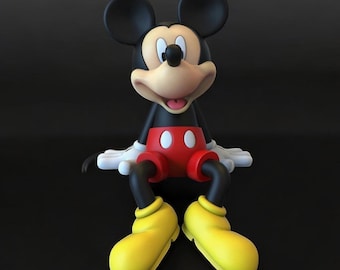 3D Mickey Mouse Figure STL File, Disney Printable (Digital Download)