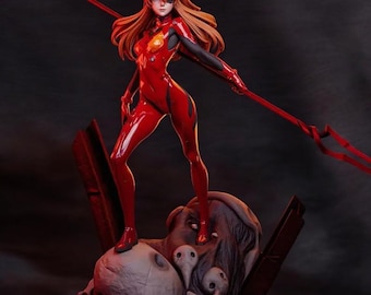 Archivo STL del modelo 3D de Asuka Langley Soryu (fácil de imprimir)