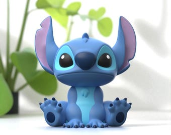 3D Stitch Figure Model STL File - Easy To Print