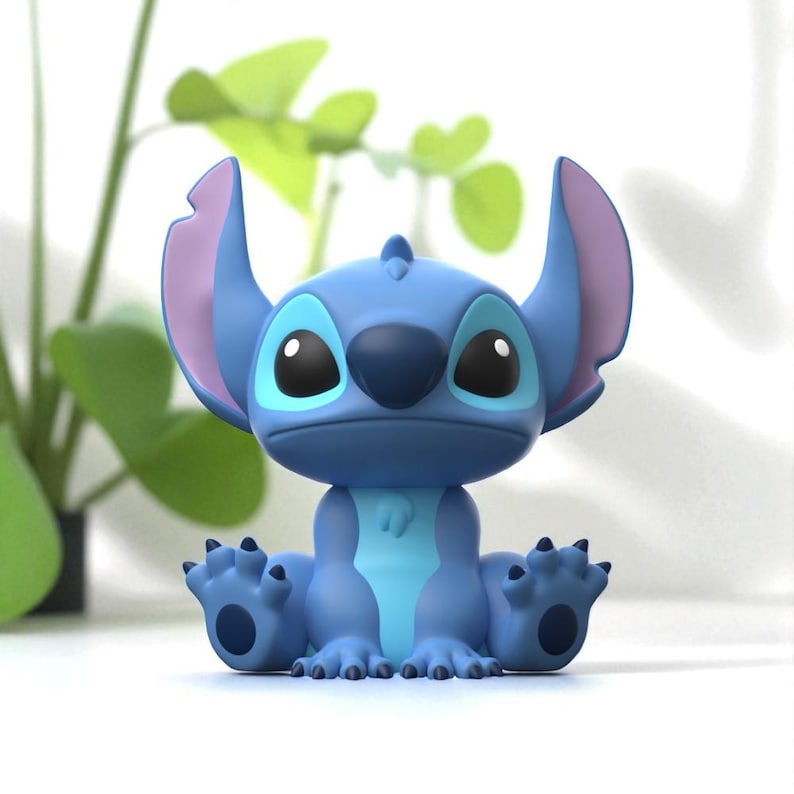 3D Stitch STL File, Stitch Figure Model, Easy To Print, High Quality Stl