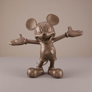 3D Mickey Mouse Figure STL File, Easy Print